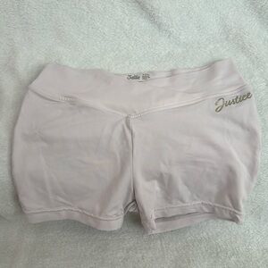 JUSTICE girl’s dance/gymnastic shorts.